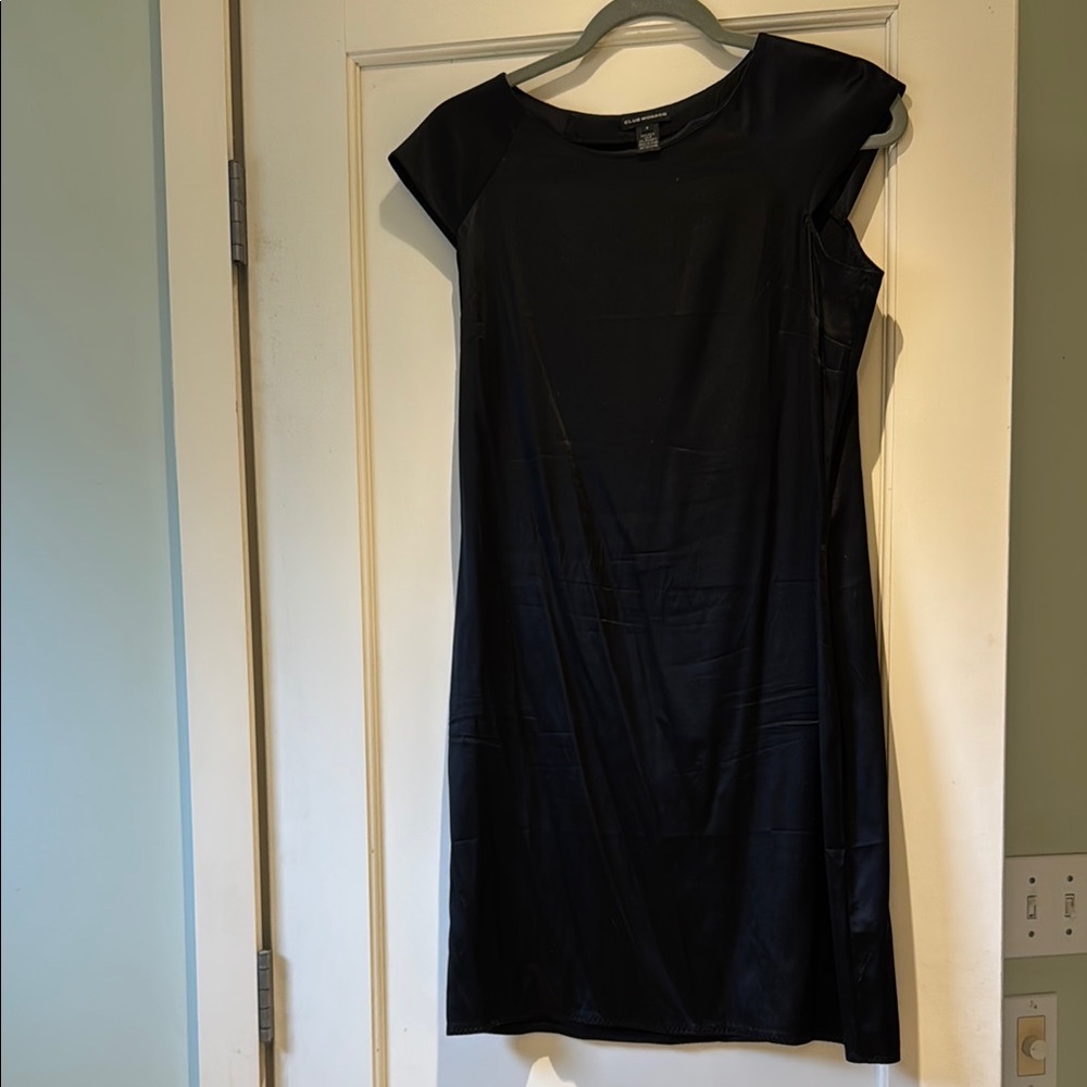 Club Monaco Black Silk Dress